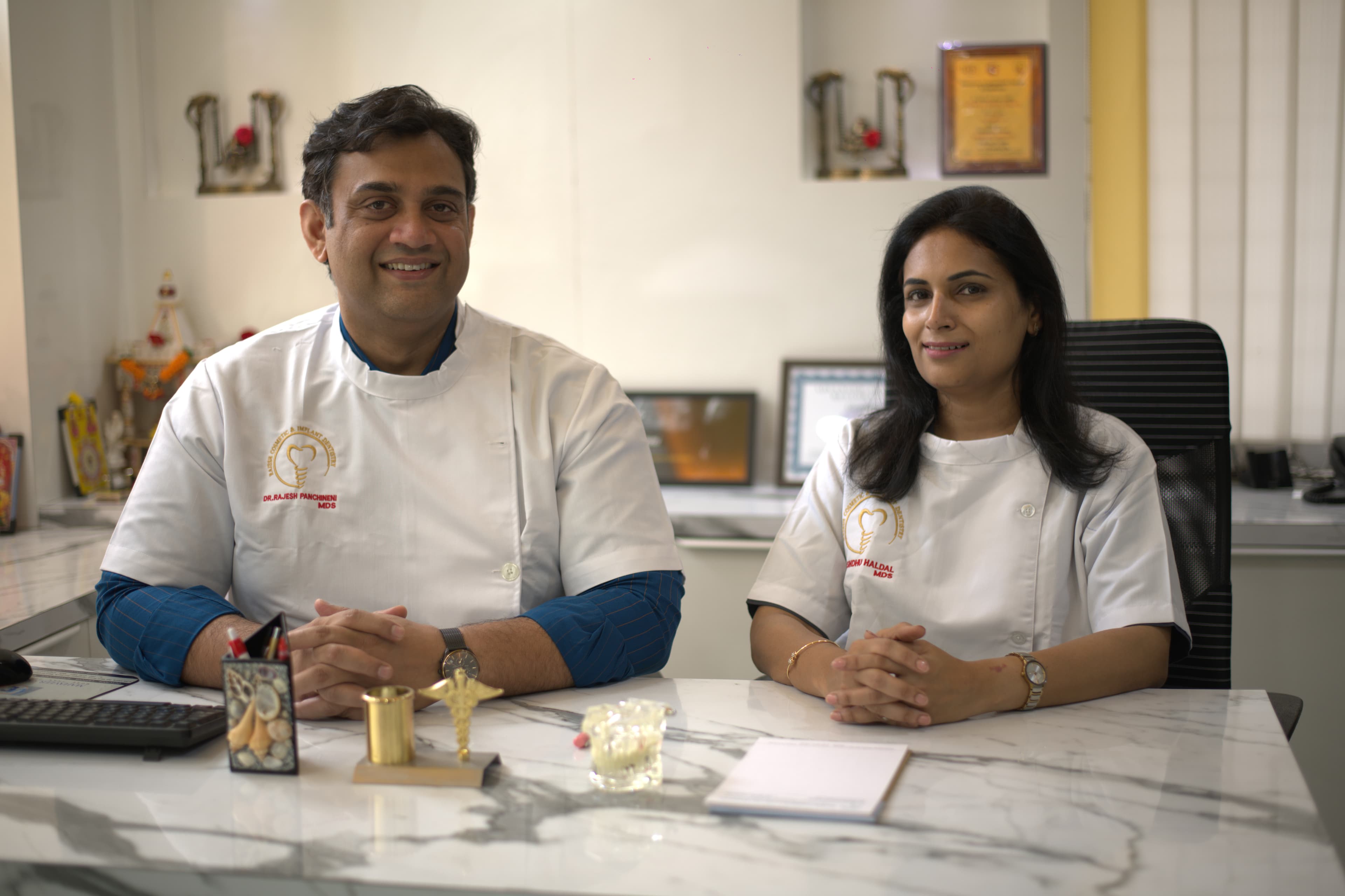 Dr. Rajesh Panchineni and Dr. Sindhu Haldal